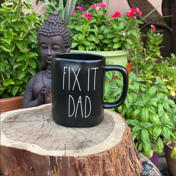 🔨 NEW Rae Dunn “FIX IT DAD” Coffee / Tea Mug 👨 - Picture 6 of 6
